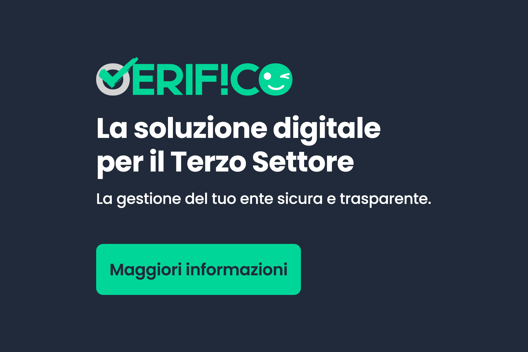 veryfico - Gli strumenti digitali del Terzo Settore